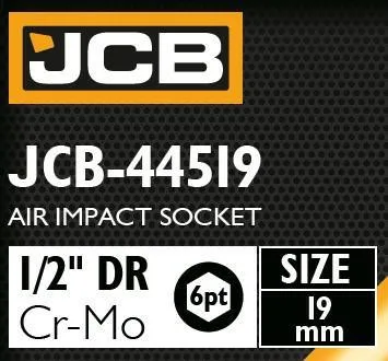 Adaptador de impacto 1/2" 19mm (hexagonal)