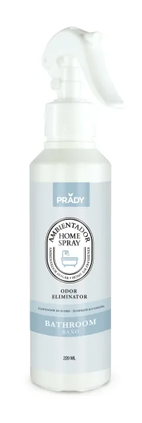 Prady ambientador home spray neutralizador de olores para baã±o - frasco de 220 ml - spray pulverizador