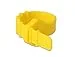 DeLOCK 18830 presilla Brida reutilizable Silicona Amarillo 10 pieza(s)