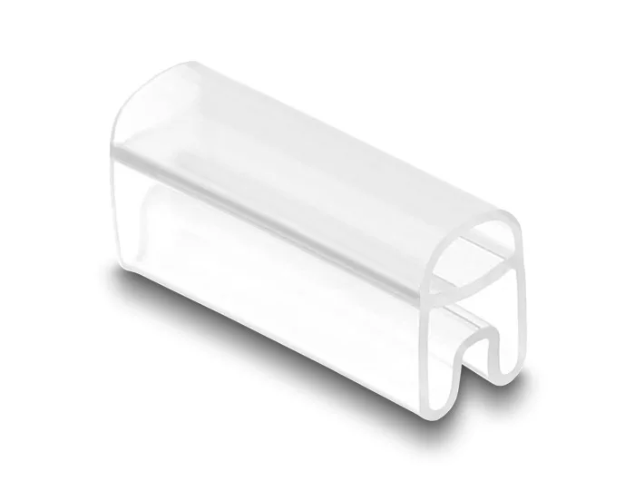 DeLOCK 80950 soporte para manguito de identificación de conductor Transparente Plástico 50 pieza(s)