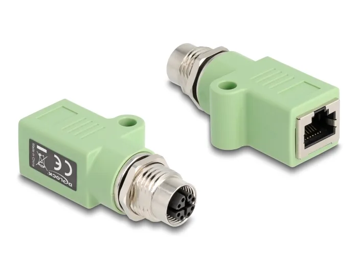 DeLOCK 60681 M12 RJ45 Verde