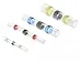DeLOCK Juego de conectores para soldar a prueba de agua 50 piezas 26 - 10 AWG colores surtidos