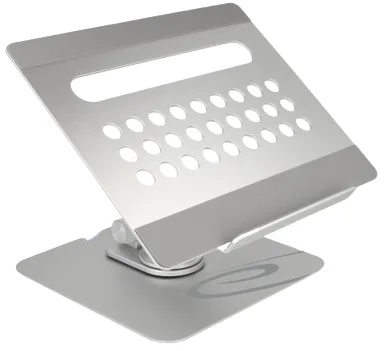 DeLOCK 18457 soporte para ordenador portátil Soporte para ordenador portátil y tableta Plata 39,6 cm (15.6")