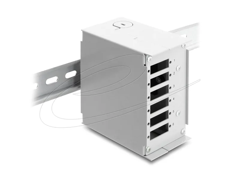 DeLOCK 91065 adaptador de fibra óptica SC/LC 1 pieza(s) Gris