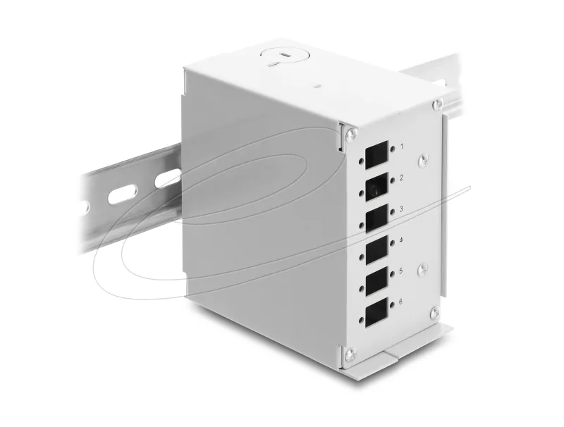 DeLOCK 91066 adaptador de fibra óptica SC/LC 1 pieza(s) Gris