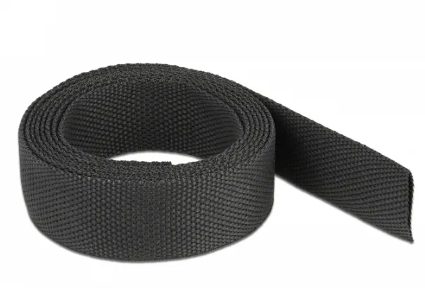 DeLOCK Tubo termorretráctil de tela de 2 m x 16 mm con una relación de contracción de 2:1 negro