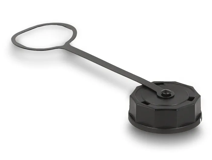 DeLOCK Tapa protectora para conectores integrados RJ45 67047 y 67048 IP68 negro resistente al polvo y al agua