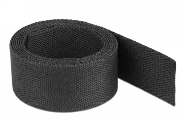 DeLOCK Tubo termorretráctil de tela de 2 m x 25 mm con una relación de contracción de 2:1 negro