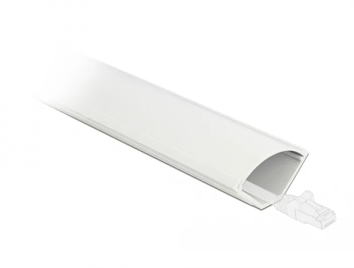 DeLOCK Conducto de esquina 73 x 42 mm - longitud 1 m blanco