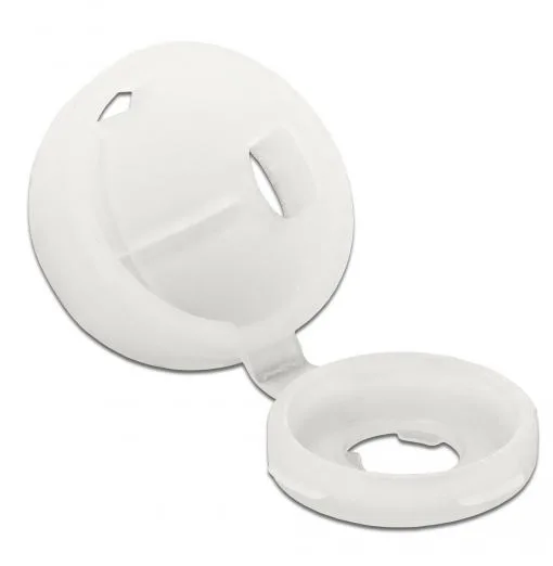 DeLOCK Tapón protector para tornillo M4 en color natural, 10 piezas