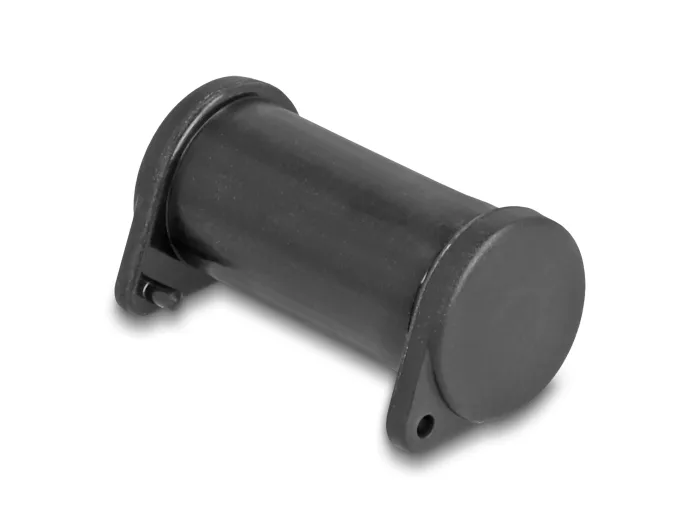 DeLOCK Cubierta antipolvo DL4 para conector macho y hembra, silicona, 2 partes, negro Juego de 10 piezas