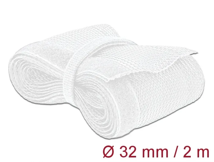 DeLOCK 20703 pasacables Blanco