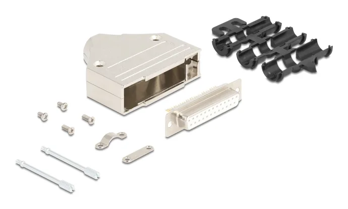 DeLOCK 67135 conector D-Sub (25-pin) Plata