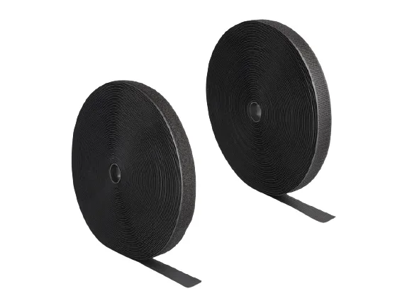 DeLOCK Cinta de gancho y bucle de alta resistencia LA 25 m x AN 25 mm negra