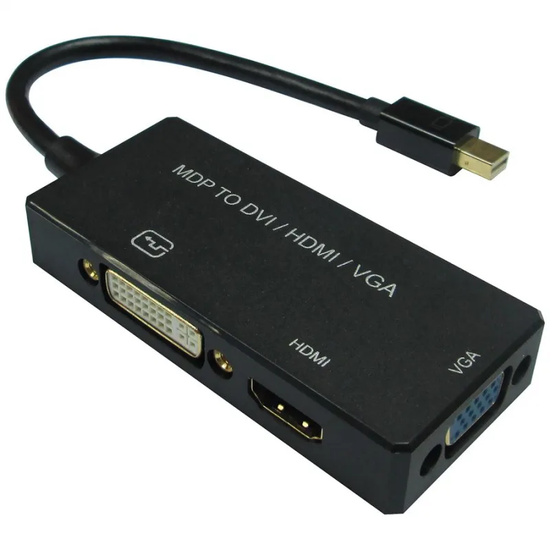 VALUE 12993154 0,1 m Mini DisplayPort DisplayPort + DVI + HDMI Negro