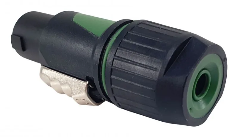 Equip 147932 conector 4-Pole speakON Negro, Verde