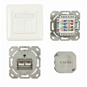 Synergy 21 S216357 toma de corriente 2 x RJ-45 Blanco