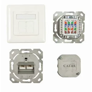 Synergy 21 S216358 toma de corriente 2 x RJ-45 Blanco