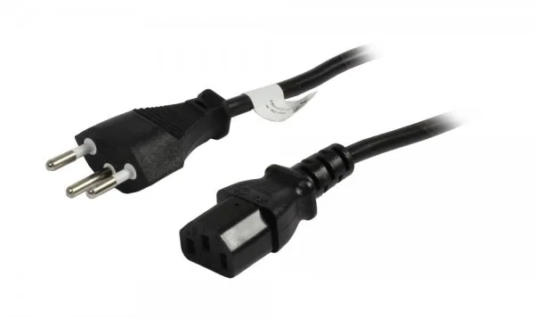 Synergy 21 S215444 cable de transmisión Negro 2 m Enchufe tipo J C13 acoplador