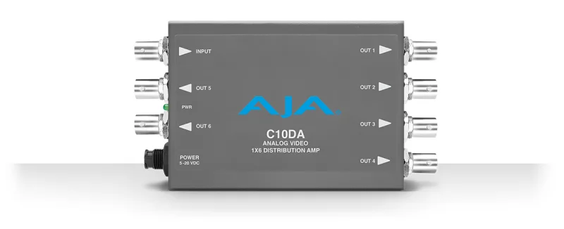 AJA C10DA interruptor de video BNC
