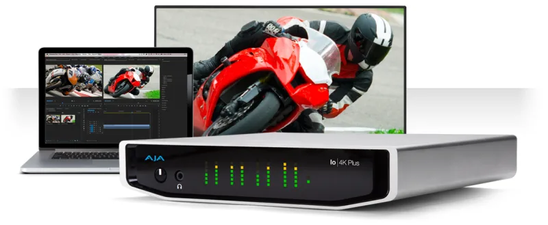 AJA Io 4K Plus dispositivo para capturar video Thunderbolt