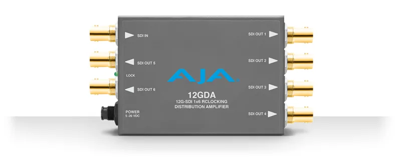 AJA 12GDA convertidor de señal de vídeo Conversor de vídeo activo