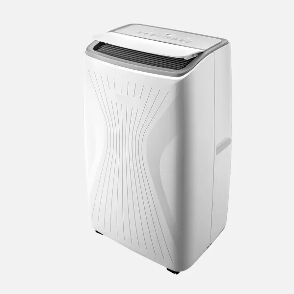 Abrila - Aire Acondicionado Portátil Flurry Blanco/Negro | 12000 BTU | 3 Velocidades | Deshumidificador | Control Remoto | Kit Ventana | 71x44x34 cm