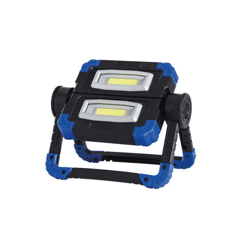 RealPower 463617 luz de trabajo Negro, Azul LED 10 W