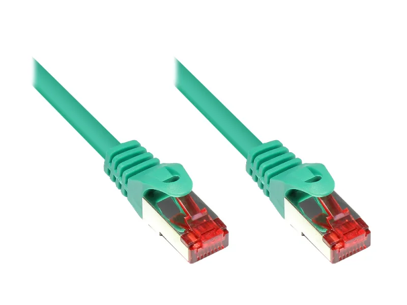 Alcasa RJ-45 - RJ-45 M/M 0.15m cable de red Verde 0,15 m Cat6 S/FTP (S-STP)