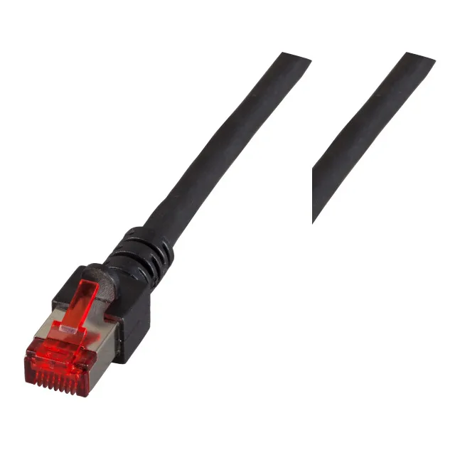 EFB Elektronik RJ-45 S/FTP Cat.6 1.5m cable de red Negro 1,5 m Cat6 S/FTP (S-STP)