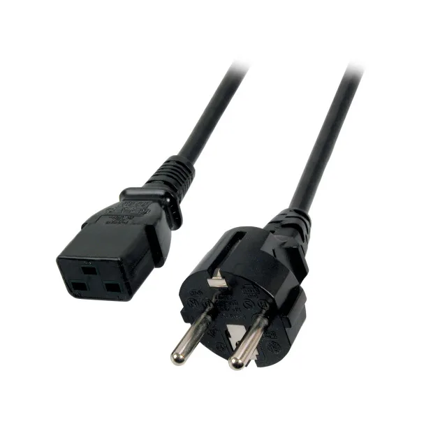 EFB Elektronik EK511.1,8 cable de transmisión Negro 1,8 m Enchufe tipo E+F C19 acoplador