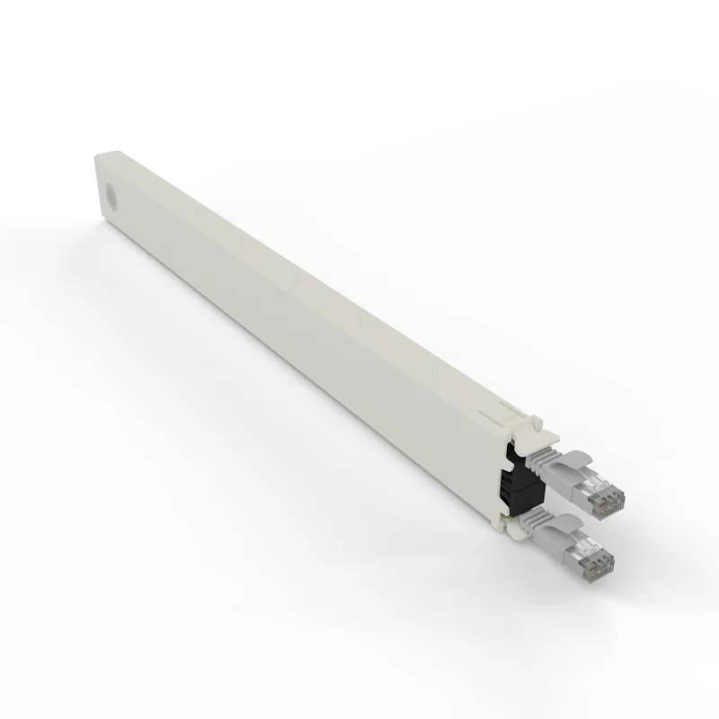 PATCHBOX CONEX8STPSL cable de red Gris 0,8 m Cat6a U/FTP (STP)