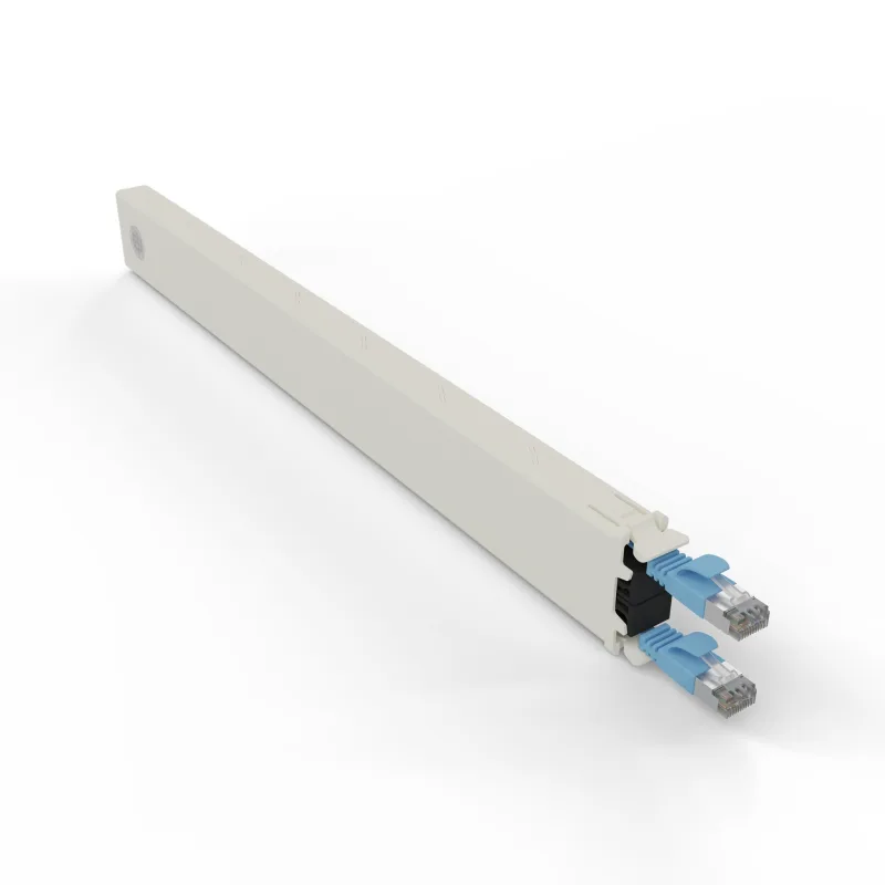 PATCHBOX CONEX8STPBL cable de red Azul 0,8 m Cat6a U/FTP (STP)