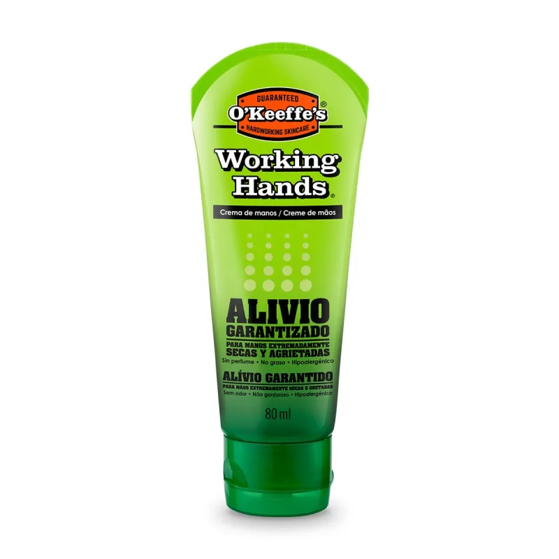 O`Keeffes Working Hands - Crema para manos secas y agrietadas - Tubo 80ml