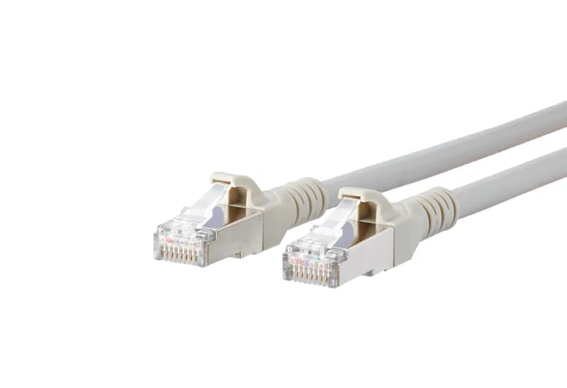BTR NETCOM Cat6A, 2m cable de red Gris