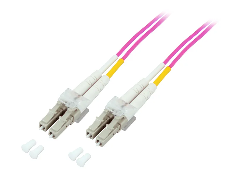 Alcasa LC/LC, 1 m Cable de fibra óptica e InfiniBand Violeta