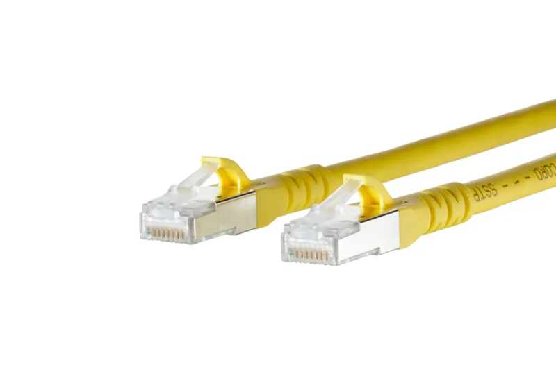 METZ CONNECT 1308452077-E cable de red Amarillo 2 m Cat6a S/FTP (S-STP)