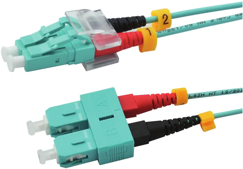 Red 2716-10-0022 Cable de fibra óptica e InfiniBand 2 m LC SC Color aguamarina