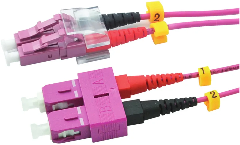 Red 2716-10-0030 Cable de fibra óptica e InfiniBand 10 m LC SC Púrpura
