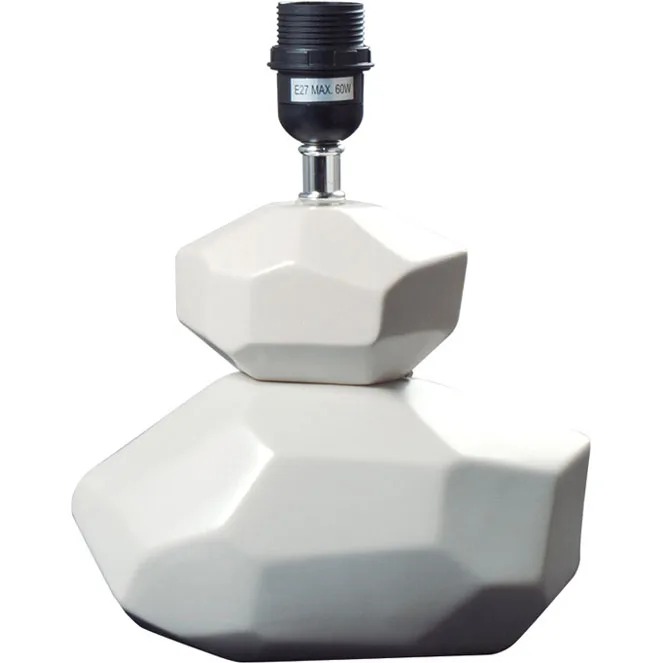 Base para sobremesa monte gordo 1xe27 l.23xan.13xal.30cm gris