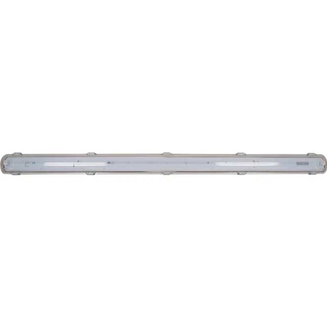 Armadura estanca coral i ip65 1x54w g5 t5 l.121,5xan.8,1xal.7,4cm gris