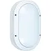 Aplique amazonas pequeño ip54 1xe27 l.13,5xan.6xal.22cm aluminio + policarbonato (pc) blanco