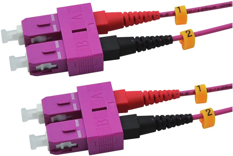 Red 2716-10-0008 Cable de fibra óptica e InfiniBand 3 m SC Púrpura