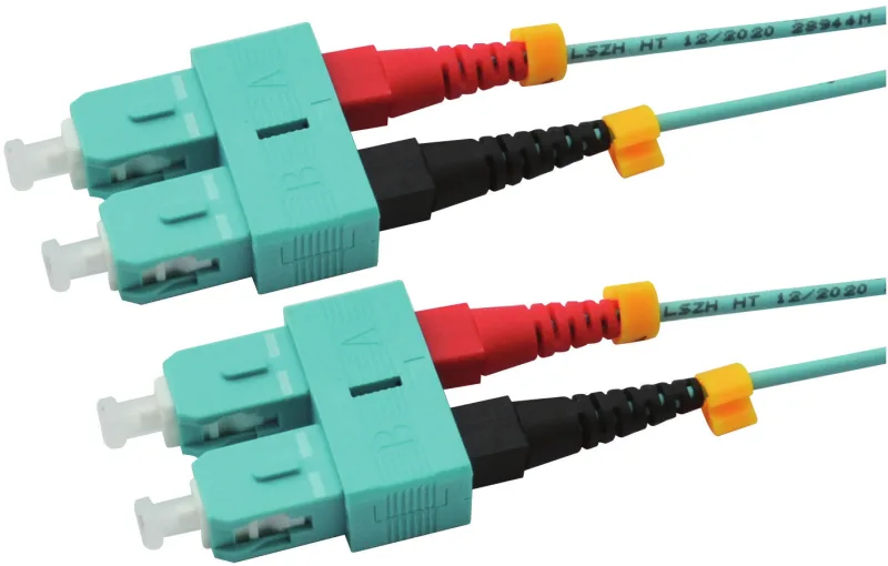 Red 2716-10-0002 Cable de fibra óptica e InfiniBand 2 m SC Color aguamarina