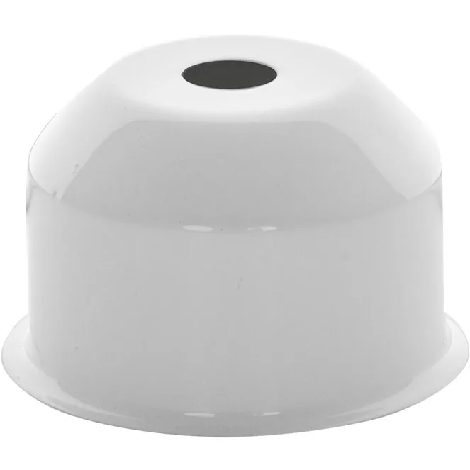 1/2 portalámparas e27 en metal blanco