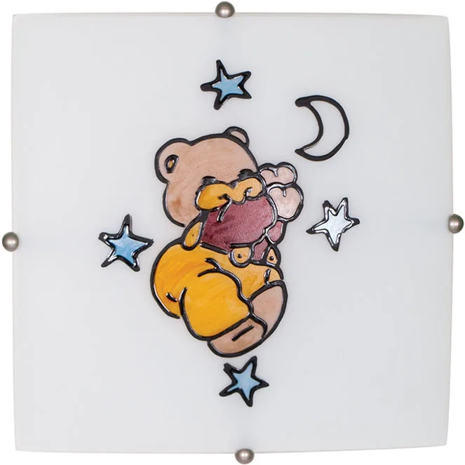 Plafón brier cuadrado 2xe27 l.30xan.30xal.0,6cm multi colores