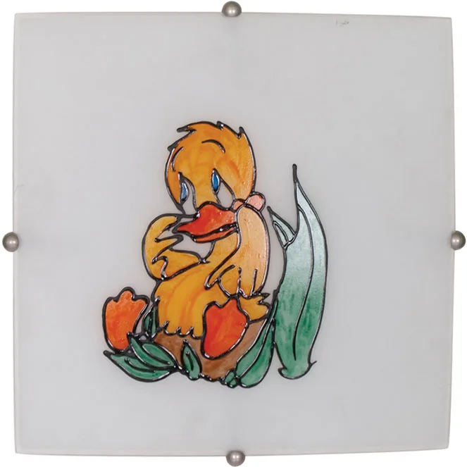 Plafón brier cuadrado 2xe27 l.30xan.30xal.0,6cm multi colores