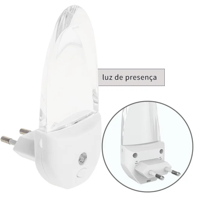 Luz de presencia sensations rgb 1x0,6w led 110lm l.4,9xan.6xal.11cm blanco