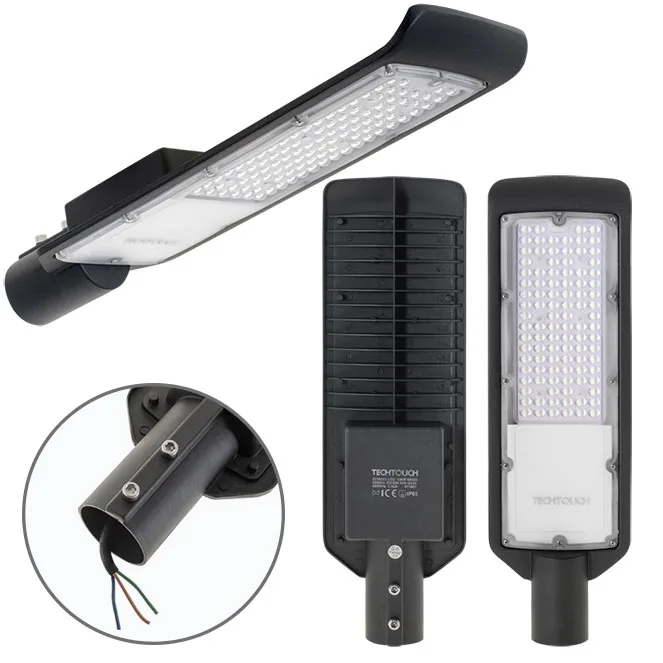 Aplique x2 ecovision ip65 1x100w led 8000lm 6400k 120° l.14xan.47,5xal.6,5cm negro