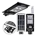 Aplique solar solar street light con sensor ip65 1x200w led 1300lm 6400k l.25xan.63xal.7cm negro